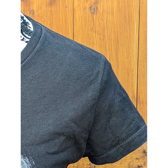 Doctor Who T-shirt Tee Turtle Top Medium Black Blue Dalek Fitted - Picture 11 of 11